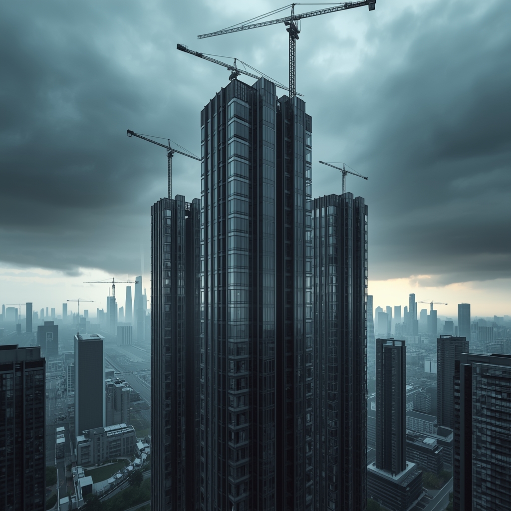 Empreendimento imobiliário - Obra em construção